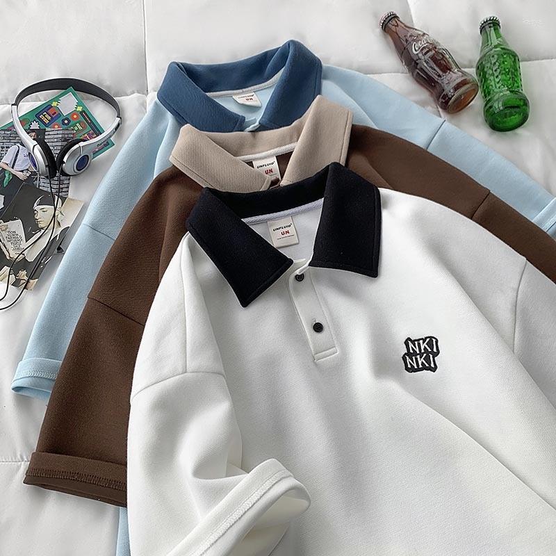 Men's T Shirts High Quality Design T-shirt Men's Short Summer Fashion Brand Ins Embroidery Polo Shirt Small Couple's Lapel Half, Brown
Men's T Shirts High Quality Design T-shirt Men's Short Summer Fashion Brand Ins Embroidery Polo Shirt Small Couple's Lapel Half, Brown