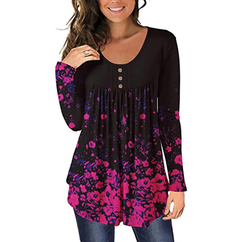 Women's T Shirts 2xl Plus Size Floral Print Women Blouse Long Sleeve Oversize Pullovers Blouses 2023 Fashion Streetwear Blusas Mujer, Black
Women's T Shirts 2xl Plus Size Floral Print Women Blouse Long Sleeve Oversize Pullovers Blouses 2023 Fashion Streetwear Blusas Mujer, Black