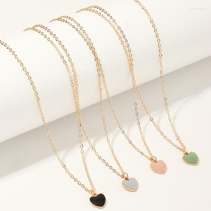 Choker 4 Set Lovely Candy Color Alloy Drip Oil Little Heart Pendant Necklace For Girls Children Cute Fashion Clavicle Chain Kid Jewelry
Choker 4 Set Lovely Candy Color Alloy Drip Oil Little Heart Pendant Necklace For Girls Children Cute Fashion Clavicle Chain Kid Jewelry