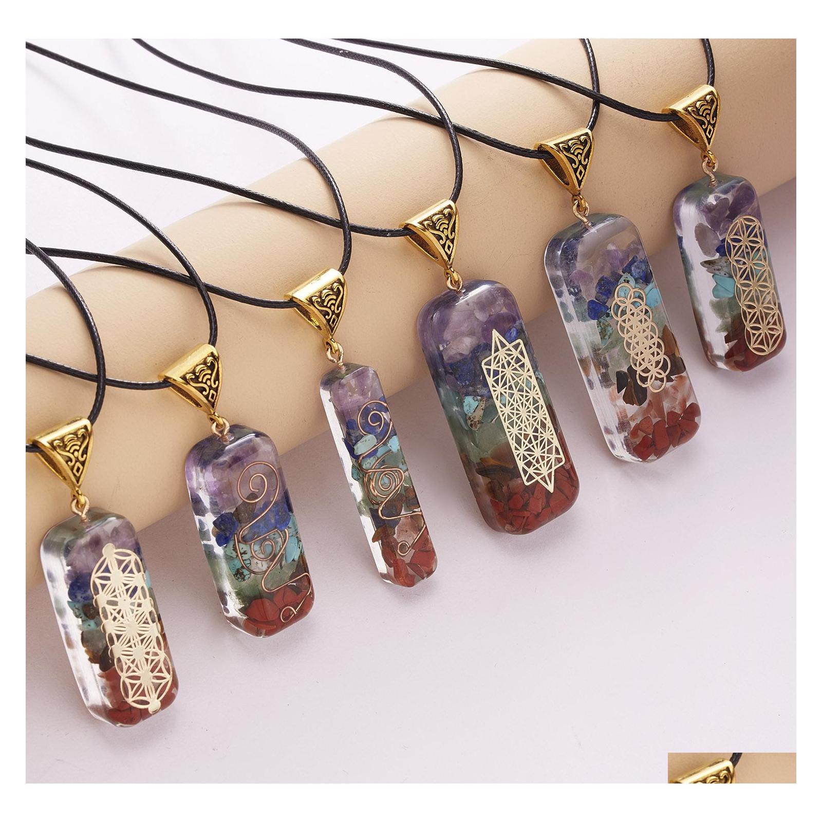 car dvr Pendant Necklaces Retro Reiki Healing Chips Stone Natural Crystal Lit Ripsy Meditation Seven Chakra Pendum Necklace For Women Men Je Dh4Z7
car dvr Pendant Necklaces Retro Reiki Healing Chips Stone Natural Crystal Lit Ripsy Meditation Seven Chakra Pendum Necklace For Women Men Je Dh4Z7