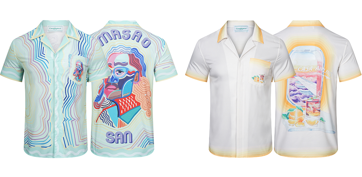 Luxury Designer T shirt Casablanca Casual Tshirts men's long-sleeved fashion shirt Luxury brand clothing high quality blouses men's shirt Stylish simplicity US SIZE, B@g
Luxury Designer T shirt Casablanca Casual Tshirts men's long-sleeved fashion shirt Luxury brand clothing high quality blouses men's shirt Stylish simplicity US SIZE, B@g