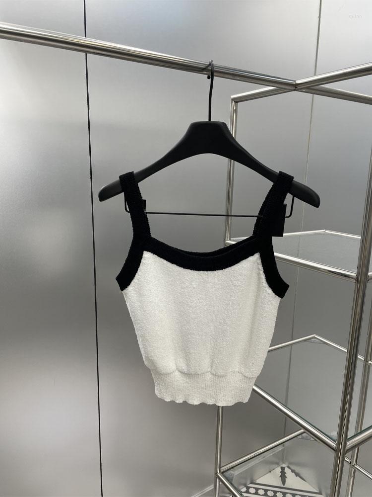 Women' Tanks Vest For Women Fashion Simplicity Knitted Black And White Vintage Round Neck Sleeveless Female Waistcoat Chic Tops, 01
Women' Tanks Vest For Women Fashion Simplicity Knitted Black And White Vintage Round Neck Sleeveless Female Waistcoat Chic Tops, 01