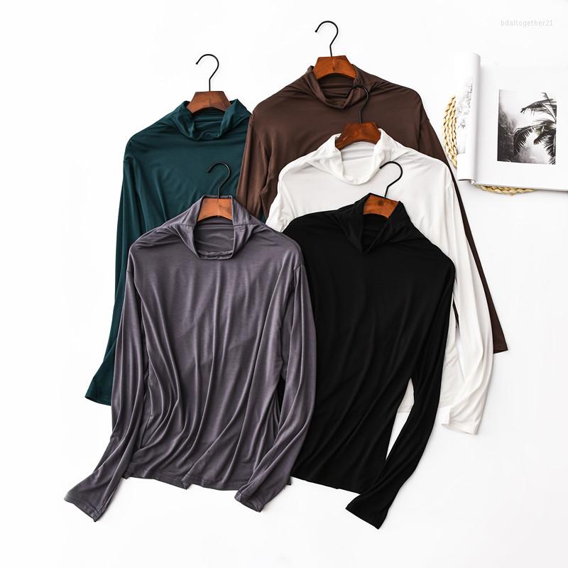 Women's T Shirts Women Shirt Harajuku Spring Autumn Turtleneck Long Sleeve T-Shirts Tees Lady Modal Slim Underwear Bottoming Tops SF1534, Black
Women's T Shirts Women Shirt Harajuku Spring Autumn Turtleneck Long Sleeve T-Shirts Tees Lady Modal Slim Underwear Bottoming Tops SF1534, Black