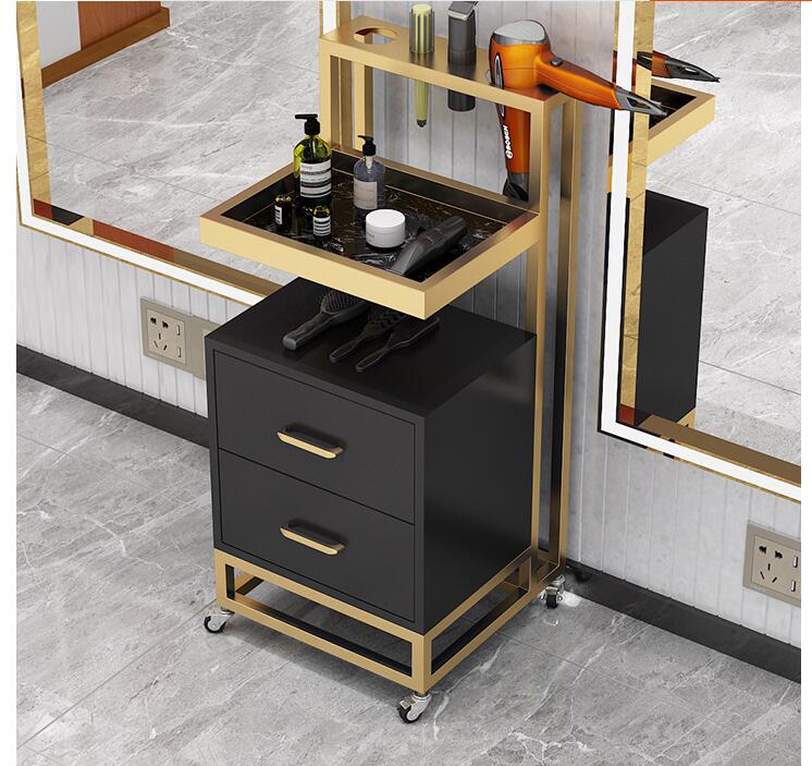 Hairdresser tool cabinet hair salon special tool table hair cutting rack barbershop cart ironing and dyeing tool car salon furniture salon cart