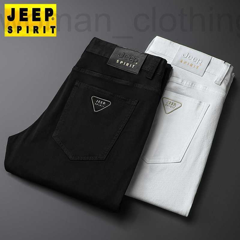 Men's Jeans Designer Autumn and winter men's straight denim casual pants loose white solid elastic middle waist cotton thick wash SFPA
Men's Jeans Designer Autumn and winter men's straight denim casual pants loose white solid elastic middle waist cotton thick wash SFPA