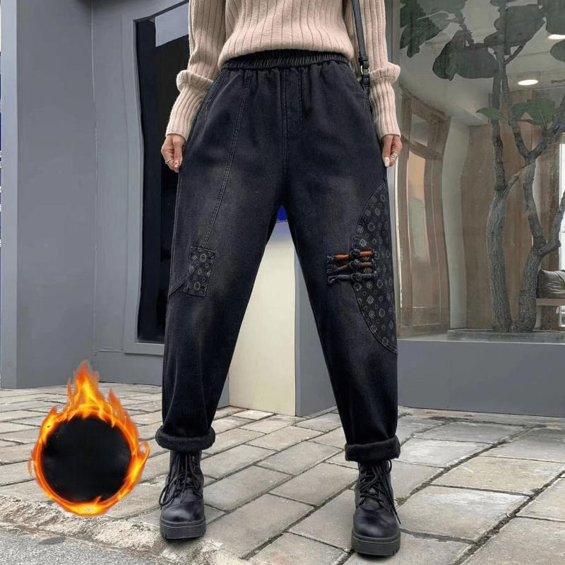 Women's Jeans Vintage Winter Warm Velvet Patchwork Baggy Streetwear Women High Waist Loose Cargo Denim Pants Harajuku Trousers, Regular black
Women's Jeans Vintage Winter Warm Velvet Patchwork Baggy Streetwear Women High Waist Loose Cargo Denim Pants Harajuku Trousers, Regular black
