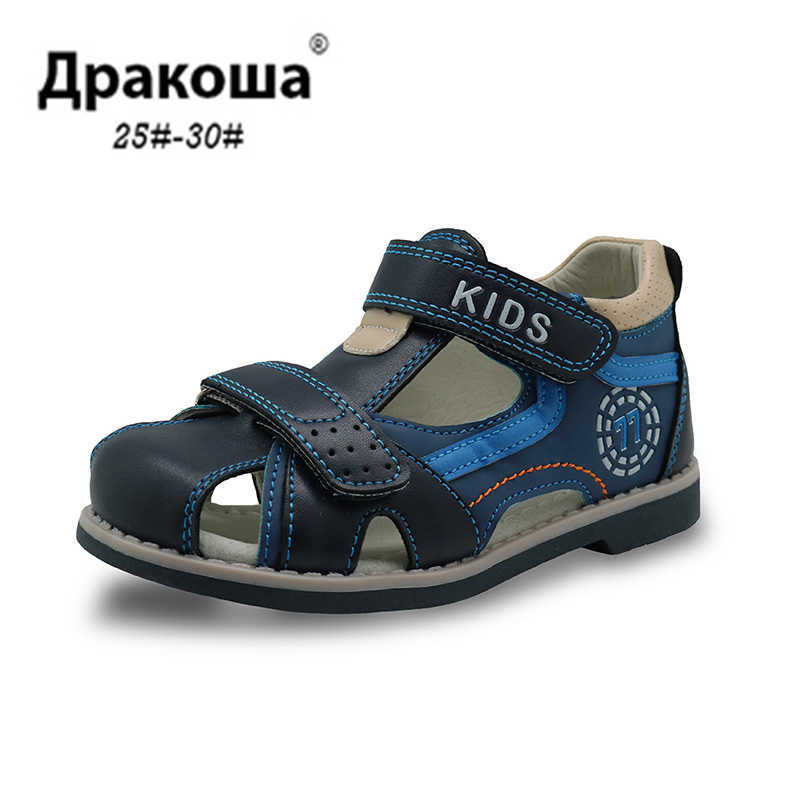 Sandals Apakowa New Kids summer shoes closed toe toddler boys sandals Arch Support Orthopedic sport pu leather Little boys sandals shoes Z0225, Blue and beige
Sandals Apakowa New Kids summer shoes closed toe toddler boys sandals Arch Support Orthopedic sport pu leather Little boys sandals shoes Z0225, Blue and beige