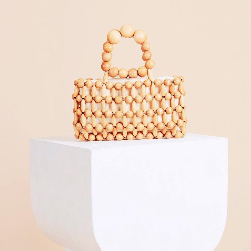 Duffel Bags Fashionable Hand-woven Girly Self-made Natural Wood Beads Handbag Retro Bamboo Beach Travel Bag Organizer Birthday Gift, Wooc
Duffel Bags Fashionable Hand-woven Girly Self-made Natural Wood Beads Handbag Retro Bamboo Beach Travel Bag Organizer Birthday Gift, Wooc