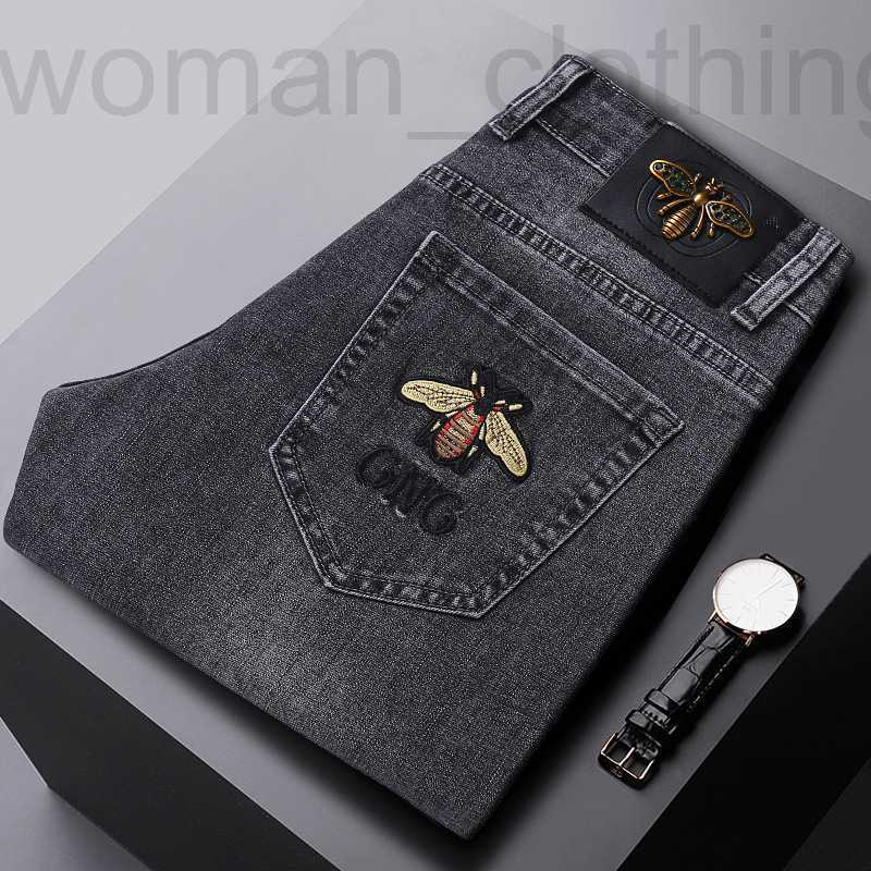 Men's Jeans Designer Little Bee Embroidery Slim Fit Feet European Pants Elastic Young 2C83, Smudge
Men's Jeans Designer Little Bee Embroidery Slim Fit Feet European Pants Elastic Young 2C83, Smudge