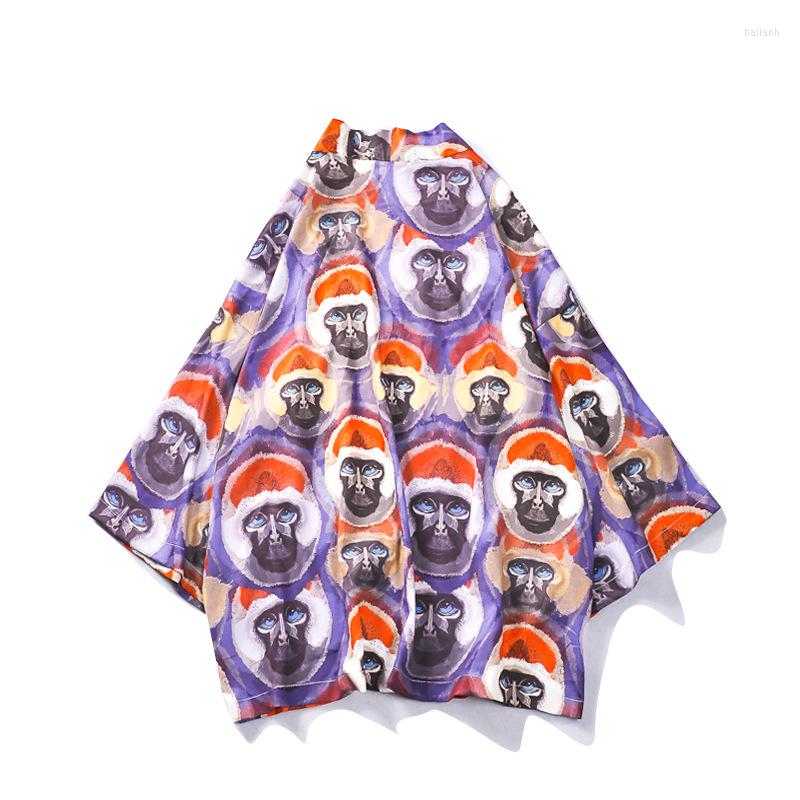 Ethnic Clothing Japanese Retro Ukiyo-e Road Robe And Kimono Male Summer Couple Seven-quarter Sleeves Wild Fun Digital Printing Coat Thin
Ethnic Clothing Japanese Retro Ukiyo-e Road Robe And Kimono Male Summer Couple Seven-quarter Sleeves Wild Fun Digital Printing Coat Thin