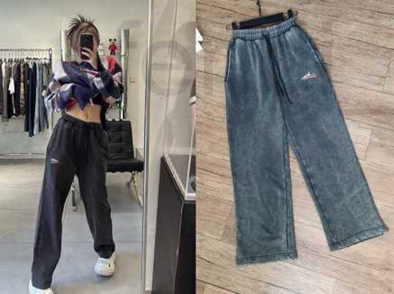 Men's Pants designer Top fashion styleShui washes and makes worn out embroidery letters casual loose lovers' trousers NM7Q, Wash black
Men's Pants designer Top fashion styleShui washes and makes worn out embroidery letters casual loose lovers' trousers NM7Q, Wash black