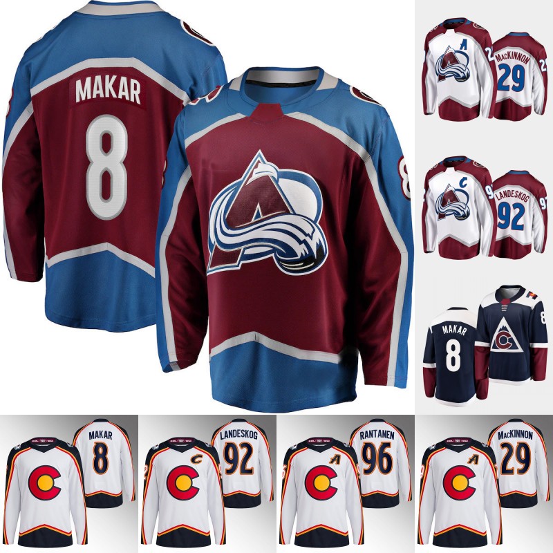 Colorado #8 Cale Makar Avalanche Jersey Mikko Rantanen Nathan MacKinnon Ryan Johansen Valeri Nichushkin Devon Toews Ross Colton Jonathan Drouin Miles Wood Jerseys, Mens 2022 reverse retro s-xxxl
Colorado #8 Cale Makar Avalanche Jersey Mikko Rantanen Nathan MacKinnon Ryan Johansen Valeri Nichushkin Devon Toews Ross Colton Jonathan Drouin Miles Wood Jerseys, Mens 2022 reverse retro s-xxxl