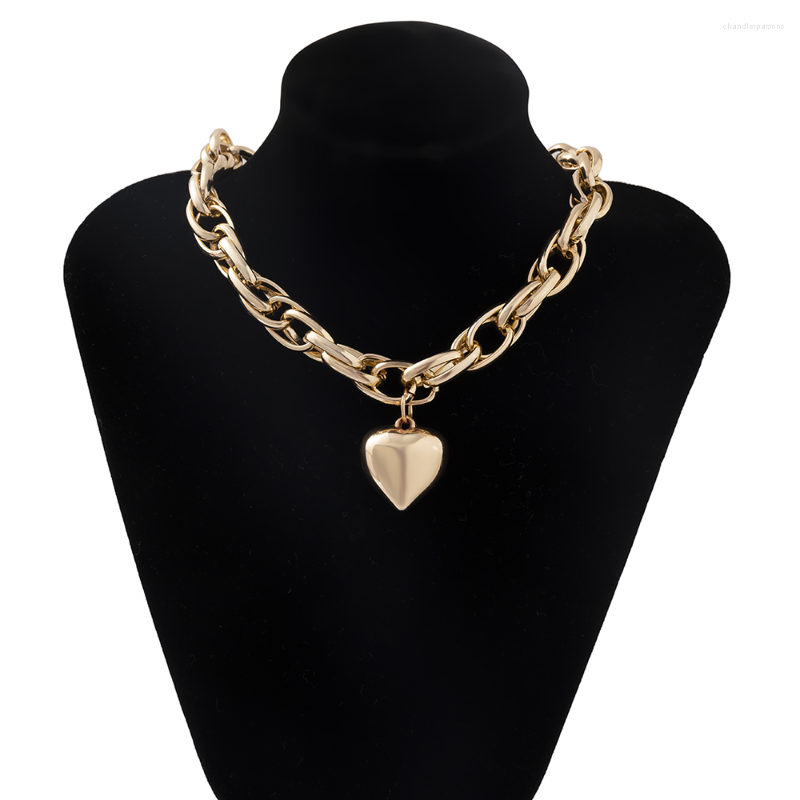 Chains 2023 Gothic Baroque Heart Pendant Choker Necklace For Women Wedding Punk Big Bead Lariat Gold Color Long Chain Jewelry
Chains 2023 Gothic Baroque Heart Pendant Choker Necklace For Women Wedding Punk Big Bead Lariat Gold Color Long Chain Jewelry