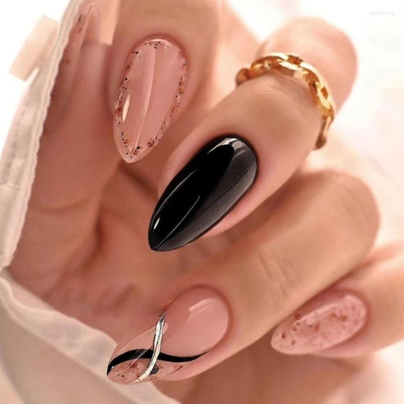 False Nails 24pcs Nail Tips Fake Nials Press On DIY Long Almond Polka Dots French, W287
False Nails 24pcs Nail Tips Fake Nials Press On DIY Long Almond Polka Dots French, W287