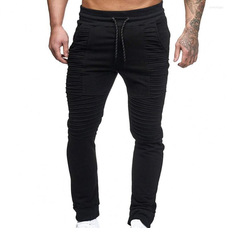 Men's Pants Men's Elastic Mid-Waist Track Oversize Jogging Pleated Pocket Running Joggers Fashion Solid Streetwear Trousers, Black
Men's Pants Men's Elastic Mid-Waist Track Oversize Jogging Pleated Pocket Running Joggers Fashion Solid Streetwear Trousers, Black