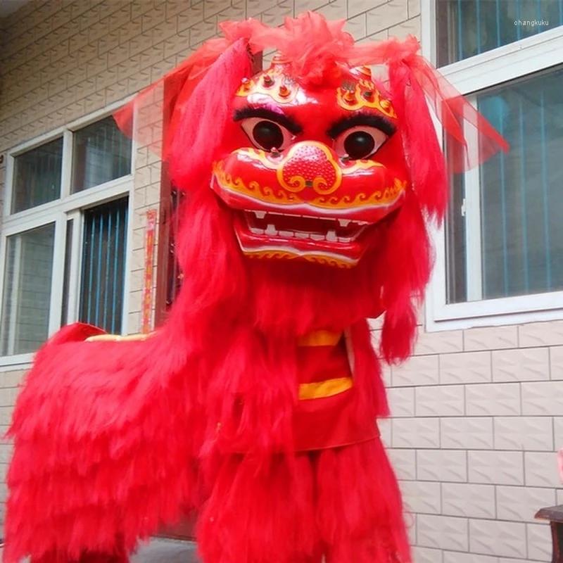Stage Wear Lion Dance Mascot Costumes Adults Wool Hand Made Performance Role Costume, Beige
Stage Wear Lion Dance Mascot Costumes Adults Wool Hand Made Performance Role Costume, Beige