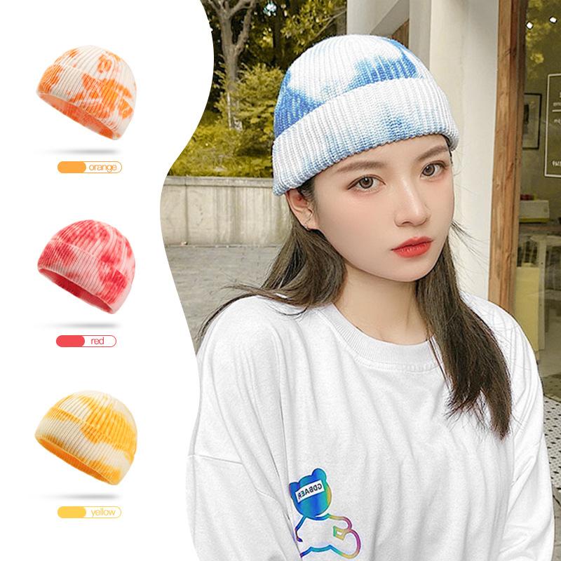 Beanies Korean Version Of Wild Melon Leather Hat Tie-dye Woolen Cap Female Ins Japanese Knitted Autumn Gradient Toe
Beanies Korean Version Of Wild Melon Leather Hat Tie-dye Woolen Cap Female Ins Japanese Knitted Autumn Gradient Toe