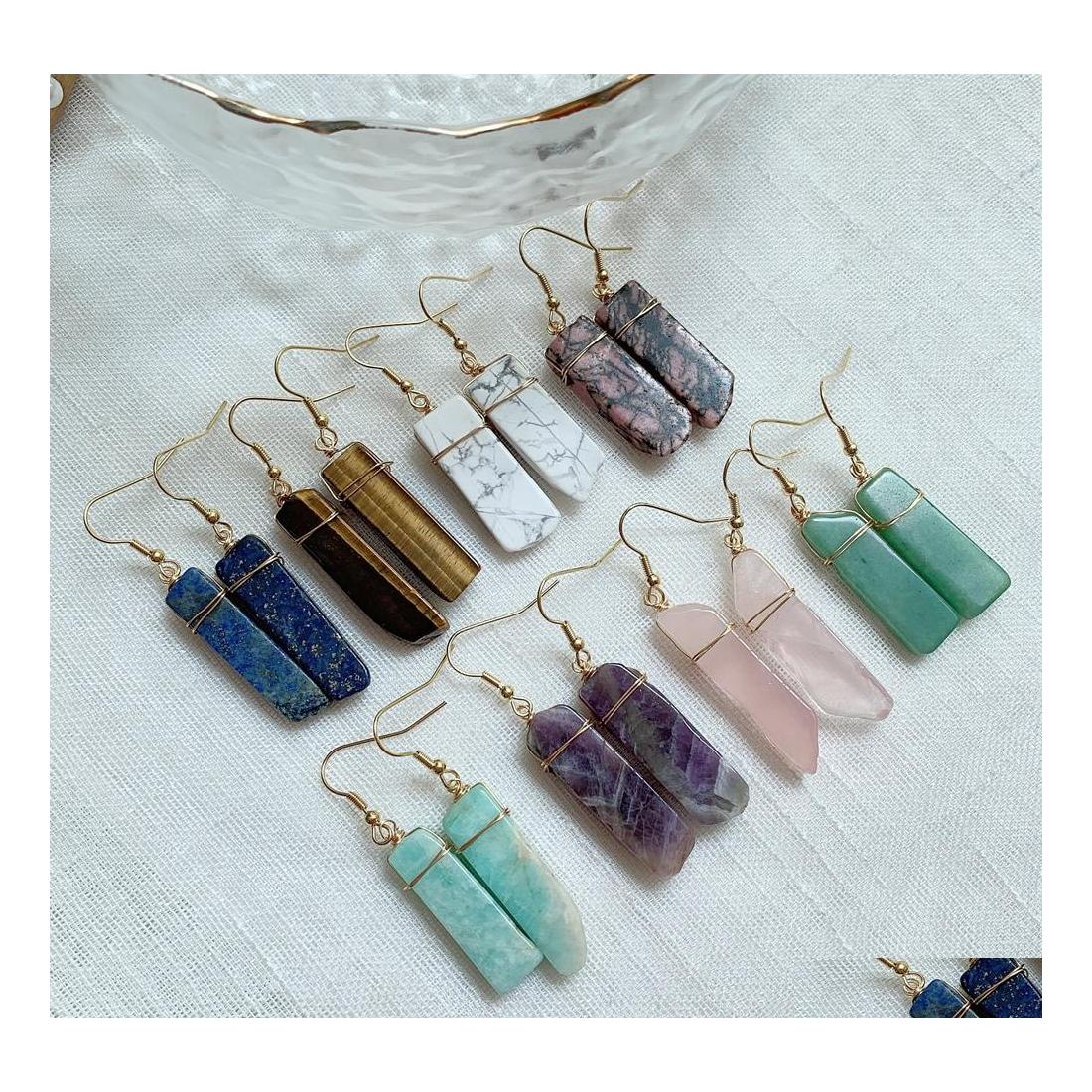 car dvr Dangle Chandelier Healing Natural Stone Earrings Irregar Rec Long Tassel Pendum Amazonite Lapis Pink Quartz Purple Crystal Drop Ea Dhecw
car dvr Dangle Chandelier Healing Natural Stone Earrings Irregar Rec Long Tassel Pendum Amazonite Lapis Pink Quartz Purple Crystal Drop Ea Dhecw