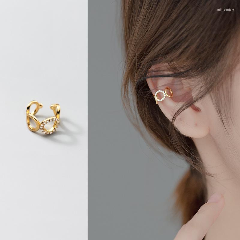 Backs Earrings 1pair (No Pierced) 11mm 7mm Real. 925 Sterling Silver Jewelry CZ Set Hollow Circle Clip On Cuff Ear-Bone C-G9468
Backs Earrings 1pair (No Pierced) 11mm 7mm Real. 925 Sterling Silver Jewelry CZ Set Hollow Circle Clip On Cuff Ear-Bone C-G9468
