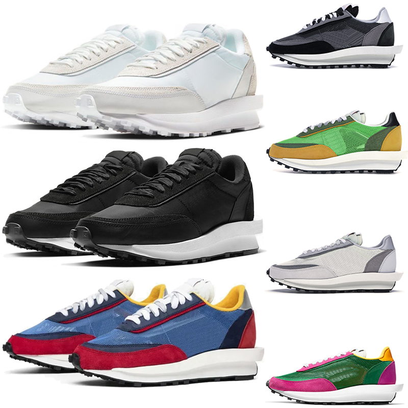 Men Waffle Running Shoes Pine Green Gusto Varsity Blue Nylon Black White Grey Sacais LDV Waffle Undercover Daybreak Mens Womens Sneakers Outdoor Sports Trainers, Item#8
Men Waffle Running Shoes Pine Green Gusto Varsity Blue Nylon Black White Grey Sacais LDV Waffle Undercover Daybreak Mens Womens Sneakers Outdoor Sports Trainers, Item#8