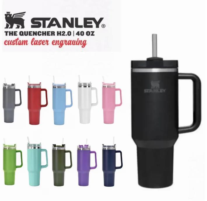 40oz Stanley Tumblers With Handle Insulated Mugs With Lids and Straws Stainless Steel Coffee Tumbler Termos Cups with Logo FY5544 27, Multi-color
40oz Stanley Tumblers With Handle Insulated Mugs With Lids and Straws Stainless Steel Coffee Tumbler Termos Cups with Logo FY5544 27, Multi-color