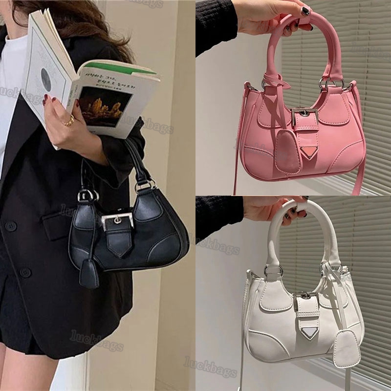 2023 Pradas Moon Padded Nappa Leather Bag Designer Women Ton-sur-ton Triangle Logo Tote Metal Hardware Hobo Bags Magnetic Closure Shoulder Underarm Handbag Bag, #1
2023 Pradas Moon Padded Nappa Leather Bag Designer Women Ton-sur-ton Triangle Logo Tote Metal Hardware Hobo Bags Magnetic Closure Shoulder Underarm Handbag Bag, #1