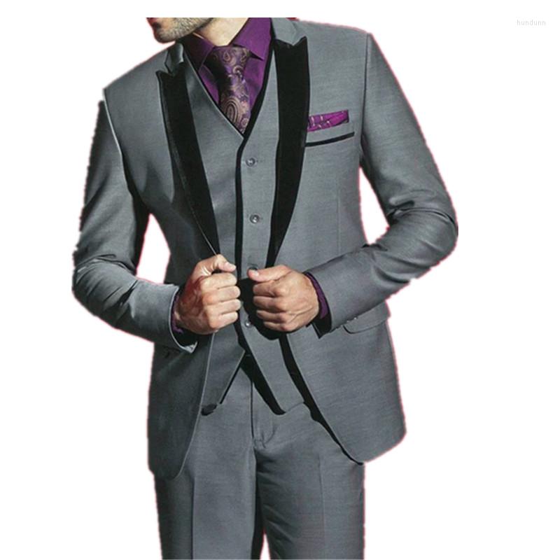 Men's Suits Gray Men Suit Terno Masculino Wedding Prom Dess Bridegroom Costume Homme Slim Fit Groom Tuxedos(Jacket Pants Vest), Black
Men's Suits Gray Men Suit Terno Masculino Wedding Prom Dess Bridegroom Costume Homme Slim Fit Groom Tuxedos(Jacket Pants Vest), Black