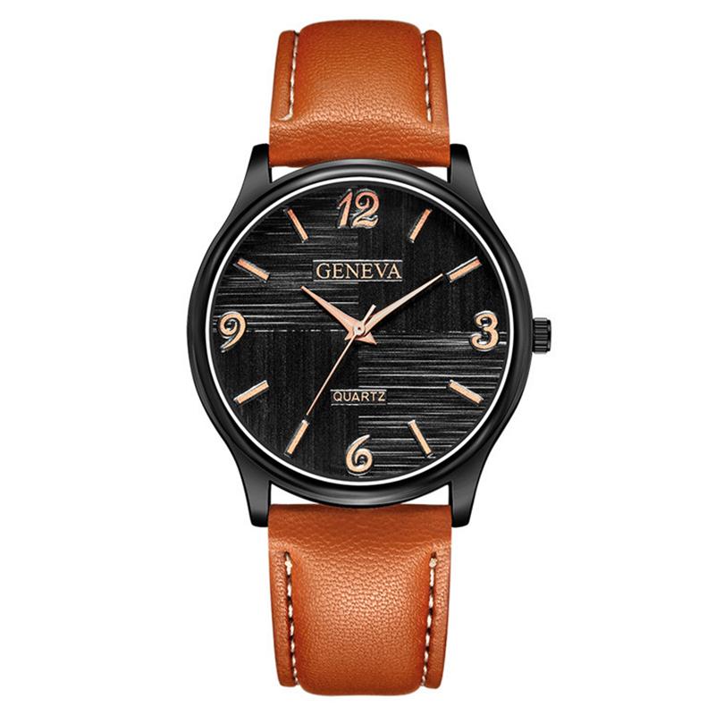 Wristwatches 2023 Fashion Quartz Men Watch Brushed Texture Leather Sport Watches High Quality Clock Wristwatch Montre Homme, Bronze
Wristwatches 2023 Fashion Quartz Men Watch Brushed Texture Leather Sport Watches High Quality Clock Wristwatch Montre Homme, Bronze