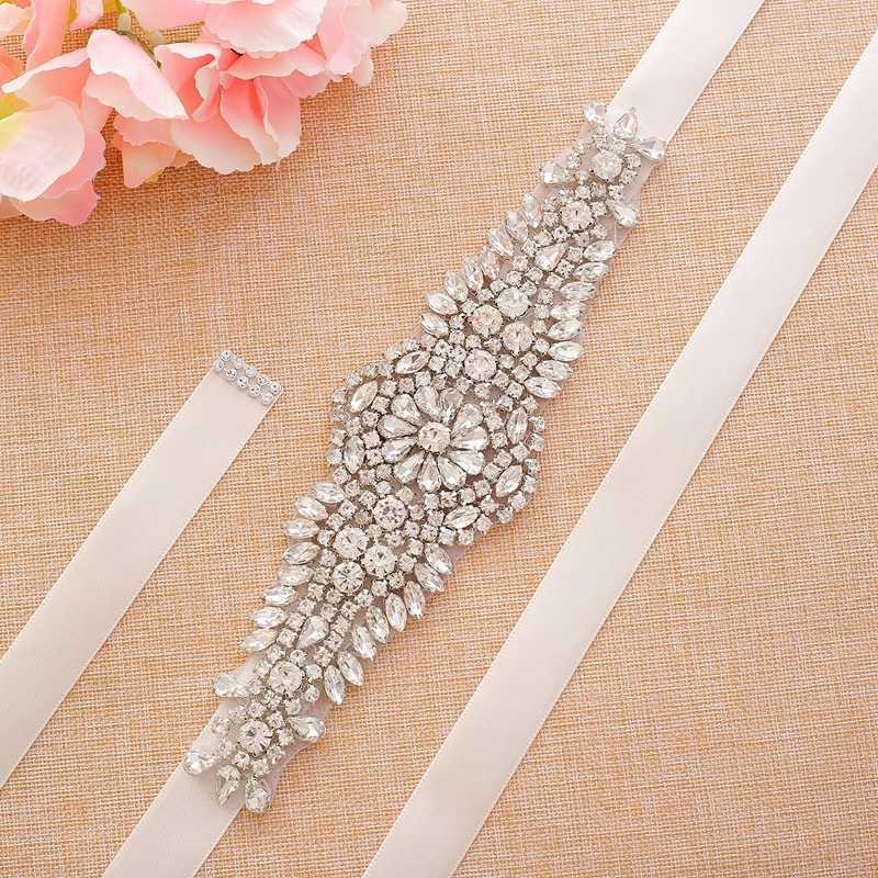 Belts Handmade Bride Sash With Rhinestones Rose Gold Silver Crystal Applique For Prom Formal Wedding DressesBelts, Brown
Belts Handmade Bride Sash With Rhinestones Rose Gold Silver Crystal Applique For Prom Formal Wedding DressesBelts, Brown