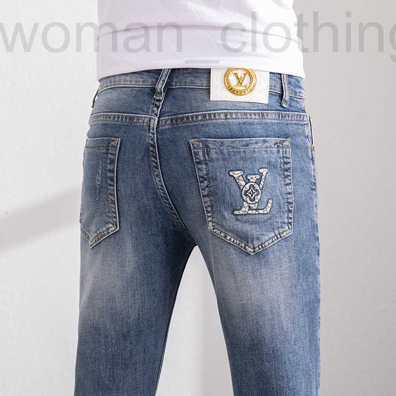Men's Jeans Designer Slim fit stretch leg jeans light color printing Korean casual men's autumn trousers trend HUQT, Light blue
Men's Jeans Designer Slim fit stretch leg jeans light color printing Korean casual men's autumn trousers trend HUQT, Light blue