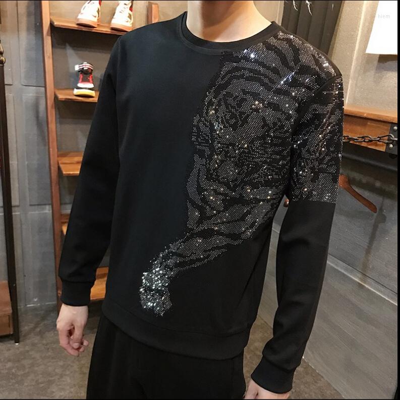 Men's Hoodies 2023 Men Drill Sweatshirt Classic Sweatshirts, Black