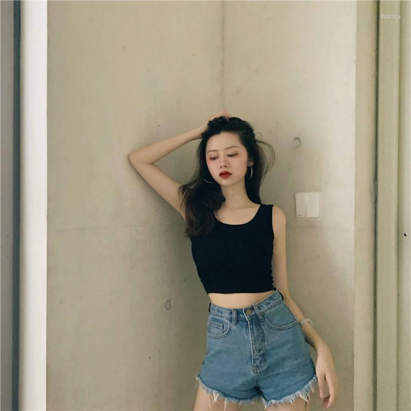 Camisoles & Tanks 1 Pcs For Spring Summer Woman Streetwear Round Neck Breathable Crop Top Camisole Polyester Fiber Pure Color Sleeveless, Black
Camisoles & Tanks 1 Pcs For Spring Summer Woman Streetwear Round Neck Breathable Crop Top Camisole Polyester Fiber Pure Color Sleeveless, Black