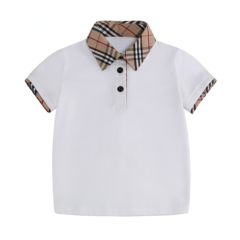 Summer Children Kids T Shirts Short Sleeve Summer School Boys Clothes Cotton Lapel Button Tops 2-8T, White
Summer Children Kids T Shirts Short Sleeve Summer School Boys Clothes Cotton Lapel Button Tops 2-8T, White