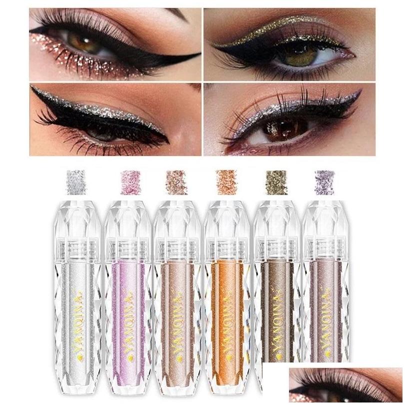 Eye Shadow Yanqina Shimmer Diamond Shadows Bright Flash Glitter Liquid Shinning Luminous Eyeshadow Cosmetics Eyes Makeup Drop Delive Dh208, 1#
Eye Shadow Yanqina Shimmer Diamond Shadows Bright Flash Glitter Liquid Shinning Luminous Eyeshadow Cosmetics Eyes Makeup Drop Delive Dh208, 1#