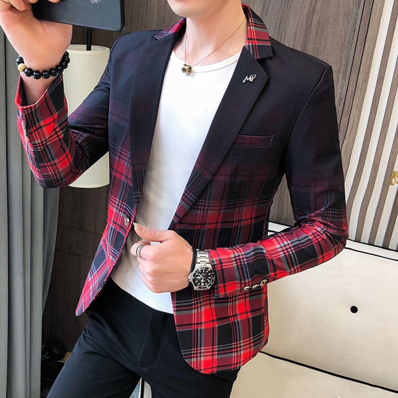 Men's Suits Blazers men's suit jacket fashion color block plaid casual Streetwear wedding business party dress 230227, Yellow
Men's Suits Blazers men's suit jacket fashion color block plaid casual Streetwear wedding business party dress 230227, Yellow