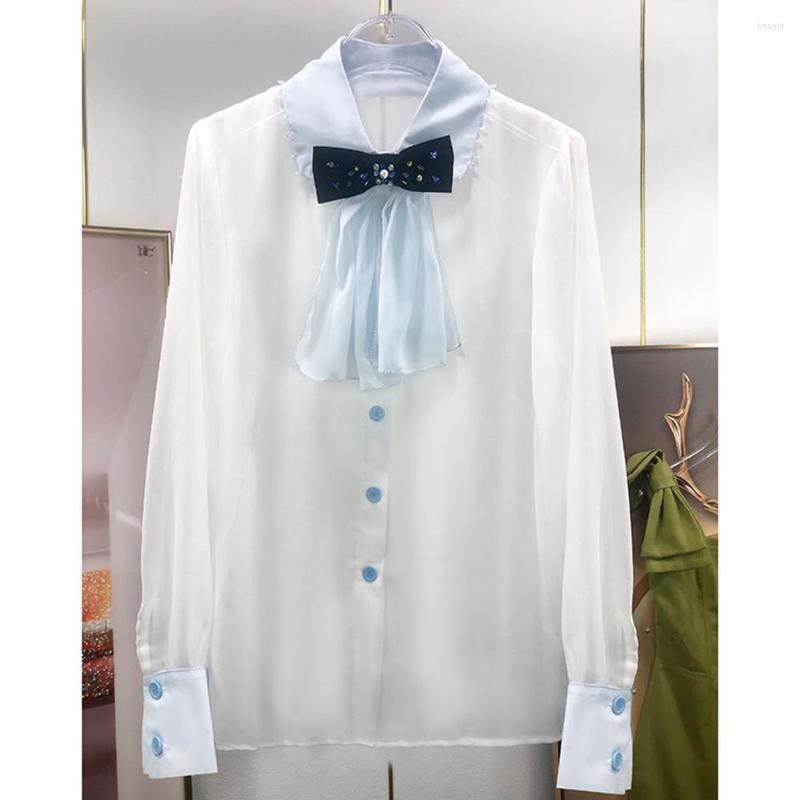 Women' Blouses 2023 Autumn France Style Women' High Quality Designer Bowtie Chiffon Shirts Top C669, Picture shown
Women' Blouses 2023 Autumn France Style Women' High Quality Designer Bowtie Chiffon Shirts Top C669, Picture shown