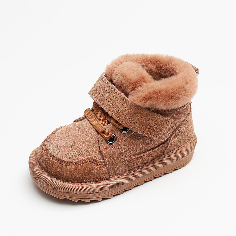 First Walkers Winter Baby Boots 0-2 Years Toddler Soft Bottom Snow Boots Baby Keep Warm First Walkers Non-slip SHG039 230227