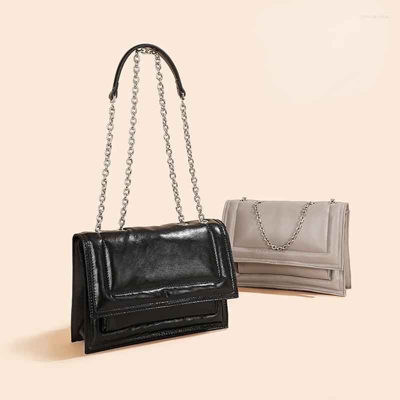 Evening Bags Fashion Chain Flap Shoulder Bag Women Genuine Leather Handbags Ladies Tote Crossbody, Grey
Evening Bags Fashion Chain Flap Shoulder Bag Women Genuine Leather Handbags Ladies Tote Crossbody, Grey
