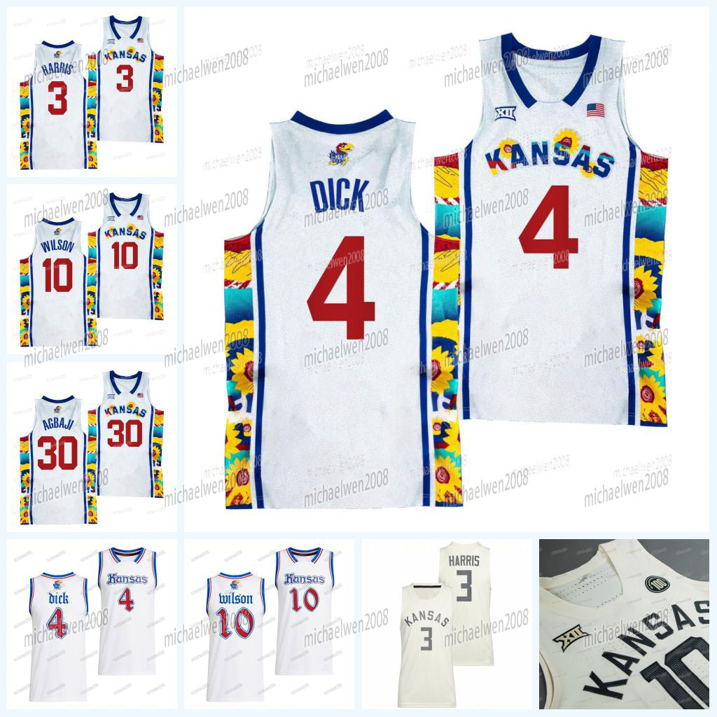 Kansas Jayhawks College Basketball Jersey NCAA Gradey Dick Dajuan Harris Jr. Ochai Agbaji Joseph Yesufu Remy Martin Cam Martin Mitch Lightfoot K.J. Adams Braun, White
Kansas Jayhawks College Basketball Jersey NCAA Gradey Dick Dajuan Harris Jr. Ochai Agbaji Joseph Yesufu Remy Martin Cam Martin Mitch Lightfoot K.J. Adams Braun, White