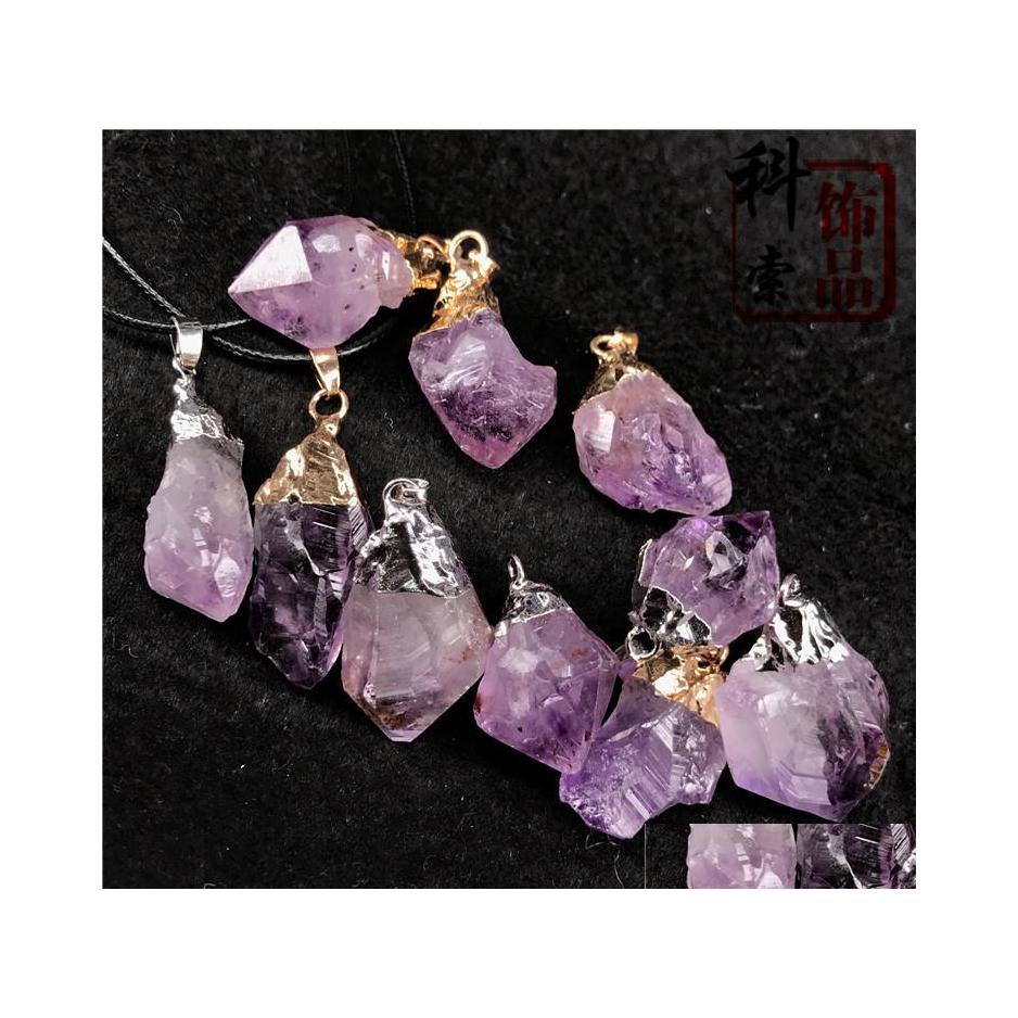 car dvr Pendant Necklaces Original Amethyst Stone Necklace Natural Healing Chakra Crystal Unisex Wholesale Drop Delivery Jewelry Pendants Dhjwl
car dvr Pendant Necklaces Original Amethyst Stone Necklace Natural Healing Chakra Crystal Unisex Wholesale Drop Delivery Jewelry Pendants Dhjwl