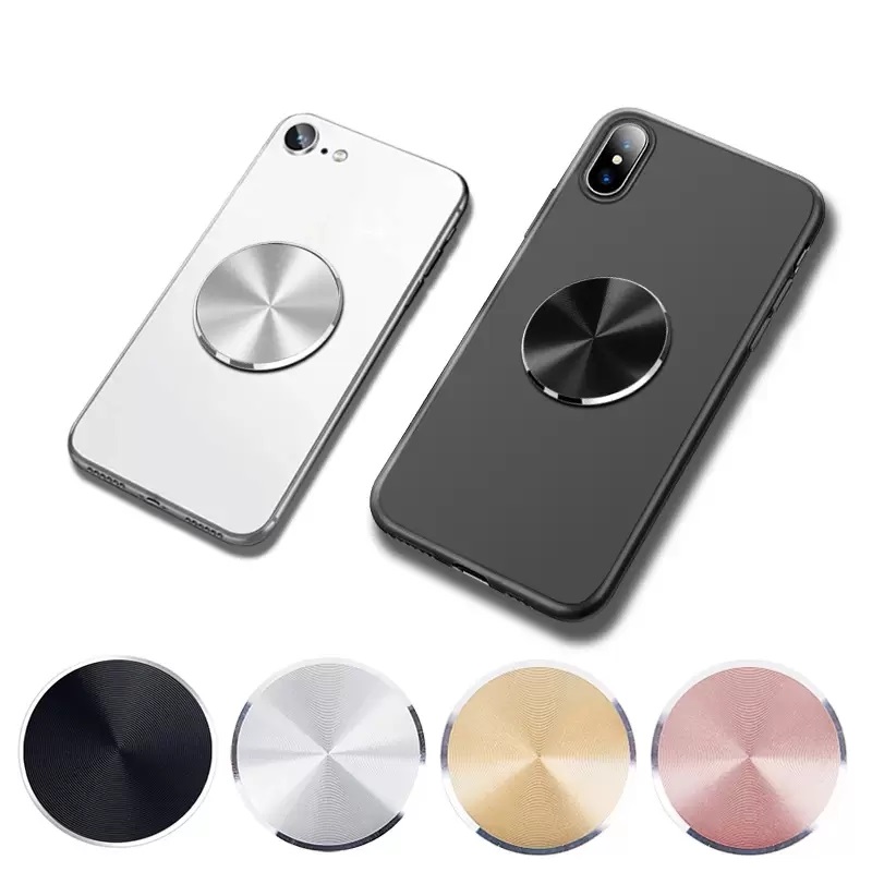 Magnetic Metal Plate For Car Phone Holder Universal Iron Sheet Disk Sticker Mount Mobile Phone Magnet Stand Sticker Accessories