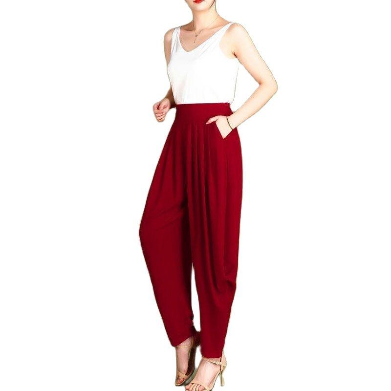 Women's Pants & Capris Fashion Harem Women Loose Tight Waist Female Wide Leg Carrot Spring Summer Thin Wild Sag Ladies Casual PantsWomen's, Black
Women's Pants & Capris Fashion Harem Women Loose Tight Waist Female Wide Leg Carrot Spring Summer Thin Wild Sag Ladies Casual PantsWomen's, Black