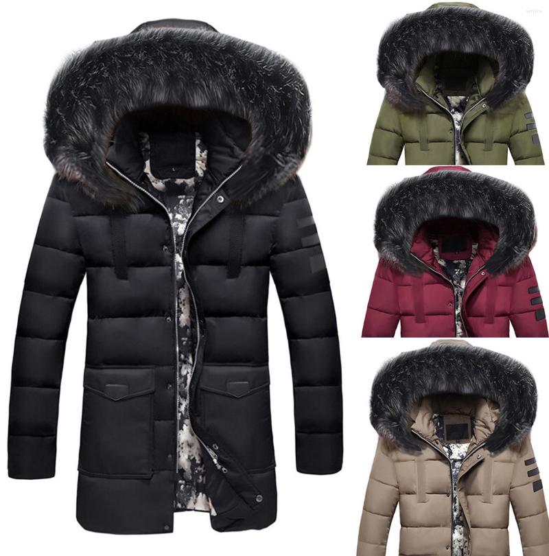 Men's Down Padded Jacket Hooded Thick Winter Medium Length Zipper Thickened Hat Removable Cotton Windbreaker Outwear Coat #40, Army green
Men's Down Padded Jacket Hooded Thick Winter Medium Length Zipper Thickened Hat Removable Cotton Windbreaker Outwear Coat #40, Army green