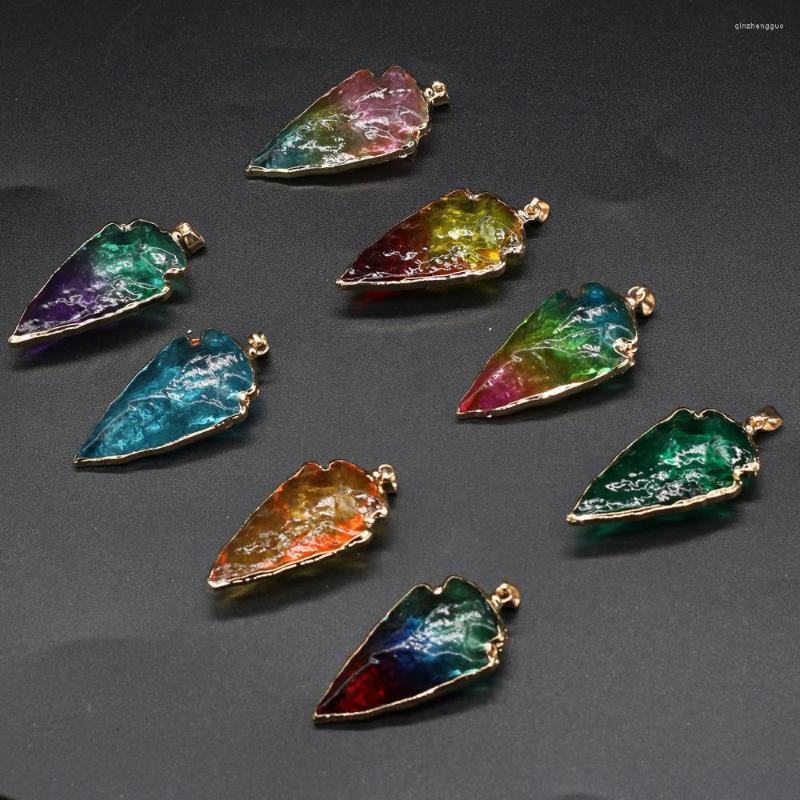 Charms Yachu Natural Stone Crystal Bud Color Plating Triangle Pendant Charm For Jewelry MakingDIY Necklace Accessories Gift Deco26x50mm
Charms Yachu Natural Stone Crystal Bud Color Plating Triangle Pendant Charm For Jewelry MakingDIY Necklace Accessories Gift Deco26x50mm