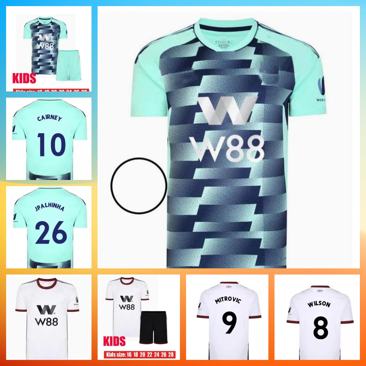 22 23 CAIRNEY Mitrovic SOCCER JERSEYS Home away 2022 2023 camiseta de futbol KEBANO WILSON MUNIZ J. Palhinha ROBINSON men kids kit FOOTBALL shirts Uniform tops Fulham, 02
22 23 CAIRNEY Mitrovic SOCCER JERSEYS Home away 2022 2023 camiseta de futbol KEBANO WILSON MUNIZ J. Palhinha ROBINSON men kids kit FOOTBALL shirts Uniform tops Fulham, 02