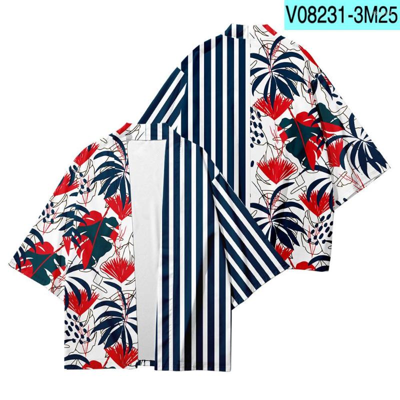 Ethnic Clothing Kimono Women Japanese Traditional Female Cardigan Harajuku Streetwear Striped Leaves Print Costume
Ethnic Clothing Kimono Women Japanese Traditional Female Cardigan Harajuku Streetwear Striped Leaves Print Costume