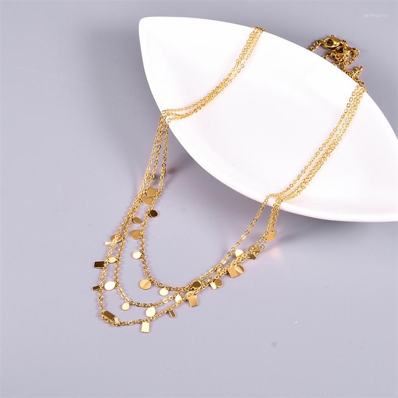 Chains Vintage Round Suqare Drop Tassel Clavicle Chain Choker Necklace Jewelry For Women Stainless Steel Trendy Chunky
Chains Vintage Round Suqare Drop Tassel Clavicle Chain Choker Necklace Jewelry For Women Stainless Steel Trendy Chunky