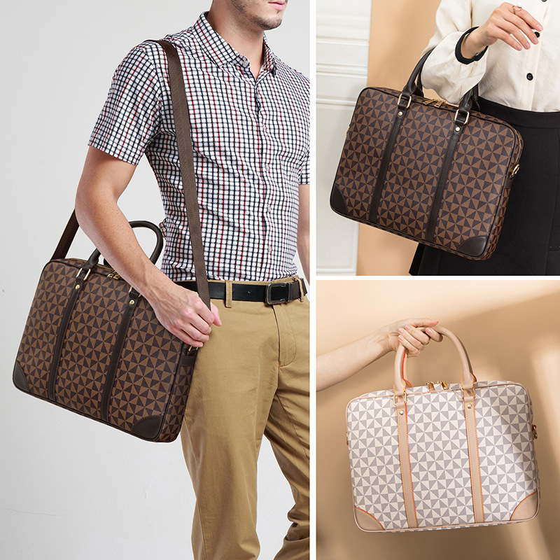 Briefcases Printed Leather Business Briefcase MenWomen Messenger Wheel Bag 1416 Inches Laptop Shoulder Crossbody Computer Handbag 230227, 14-middle-black
Briefcases Printed Leather Business Briefcase MenWomen Messenger Wheel Bag 1416 Inches Laptop Shoulder Crossbody Computer Handbag 230227, 14-middle-black