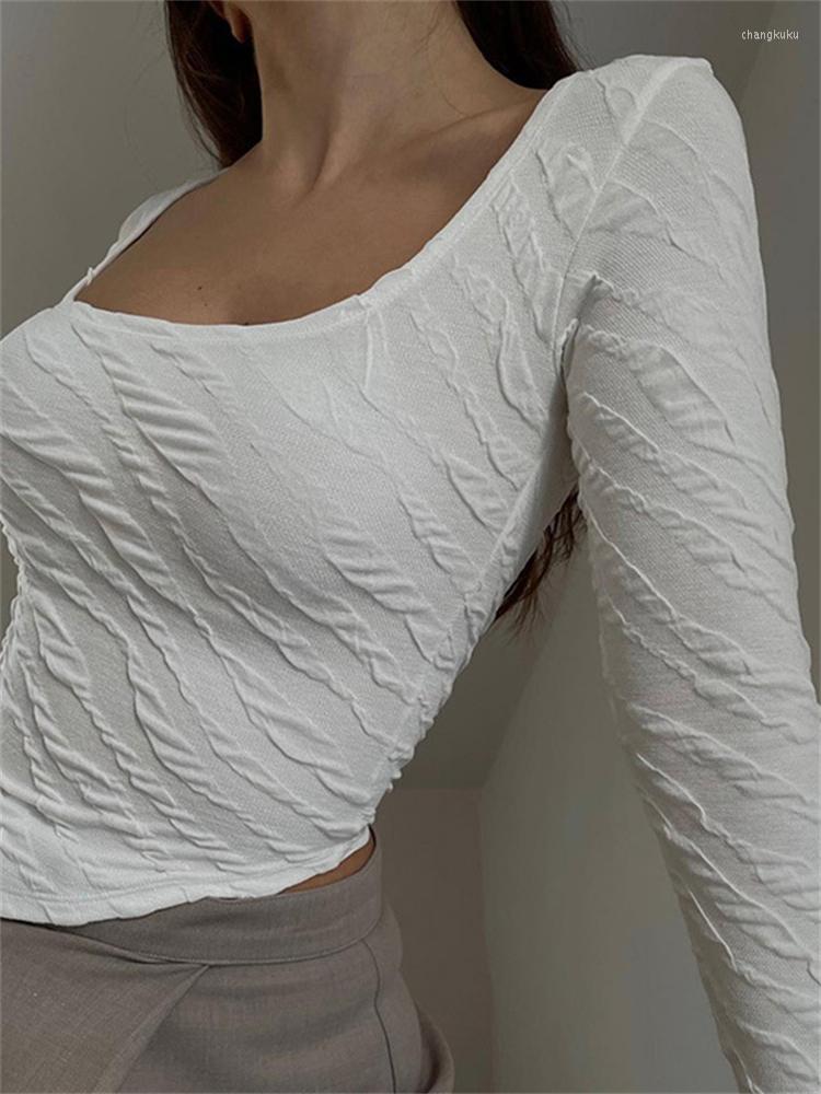 Women' T Shirts Aualay Fall Casual Outfits Tops Clothing For Women 2023 Solid Square Collar Long Sleeve Crop Top White Bodycon Tee Female, Black
Women' T Shirts Aualay Fall Casual Outfits Tops Clothing For Women 2023 Solid Square Collar Long Sleeve Crop Top White Bodycon Tee Female, Black