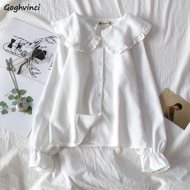 Women' Blouses Shirts Women Peter Pan Collar Korean Style Trendy Fashion Students Kawaii Lovely Daily Streetwear Womens Casual 230227, Pink
Women' Blouses Shirts Women Peter Pan Collar Korean Style Trendy Fashion Students Kawaii Lovely Daily Streetwear Womens Casual 230227, Pink